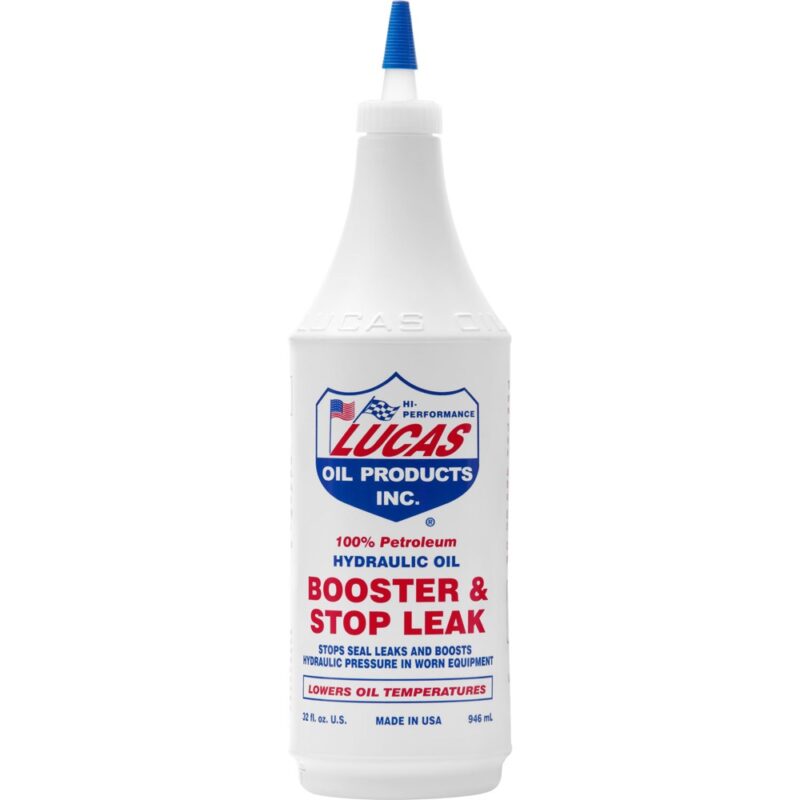 10019 LUCAS HYDRAULIC OIL BOOSTER & STOP LEAK ( 12 Quart Case) Bass Edge